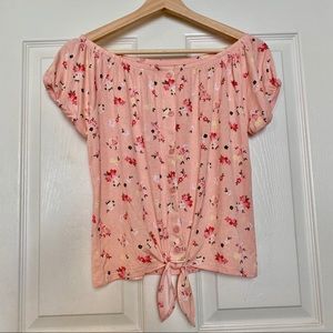 NWOT! Girl’s Justice Floral Top